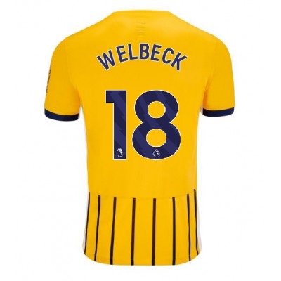 Moški Nogometni dresi Brighton Danny Welbeck #18 Tretji 2025-26 Kratek Rokav Moški Nogometni dresi Brighton Danny Welbeck #18 Tretji 2025-26 Kratek Rokav